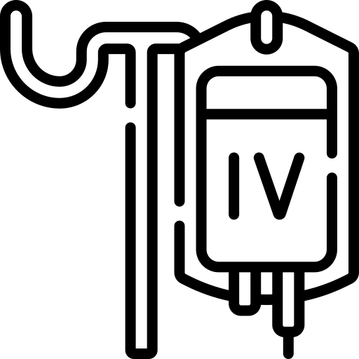 IV drip administration icon